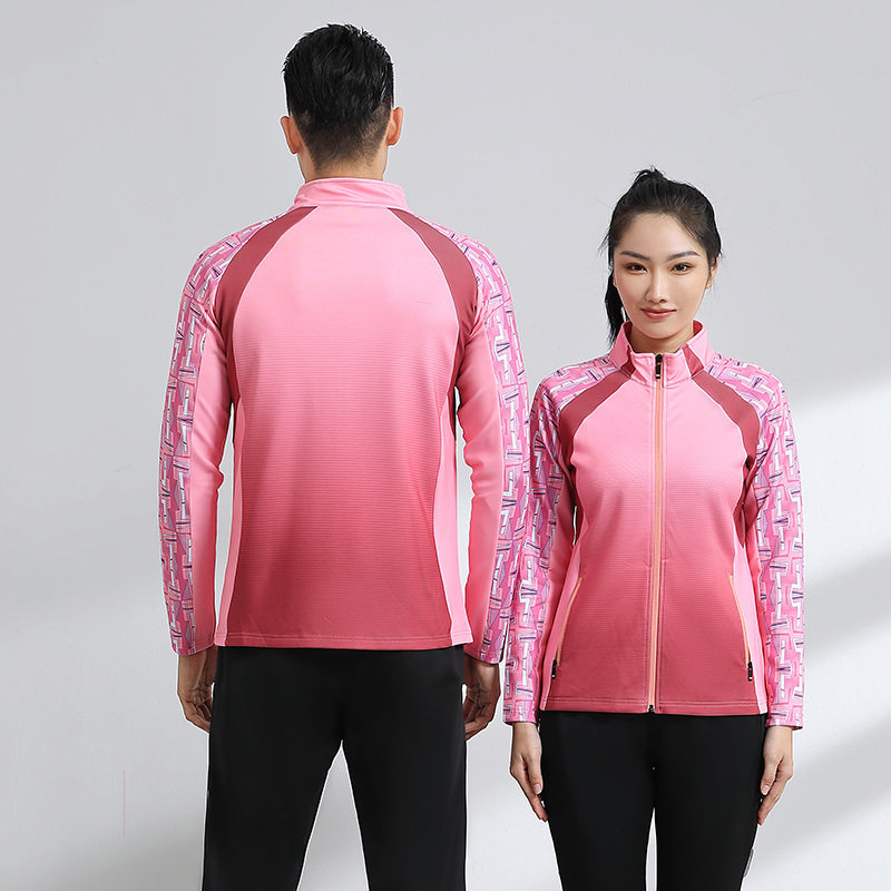 秋冬季新款羽毛球服套装男女外套