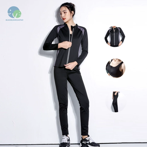 Комплект, форма, летняя одежда для йоги для спортзала, для бега