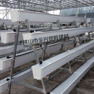 天沟雨水槽pvc导水雨水落水接水管配件U型排水系统檐沟排水槽