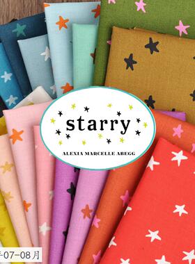 MODA 进口高档纯棉DIY手工拼布 Starry New RS4109布组