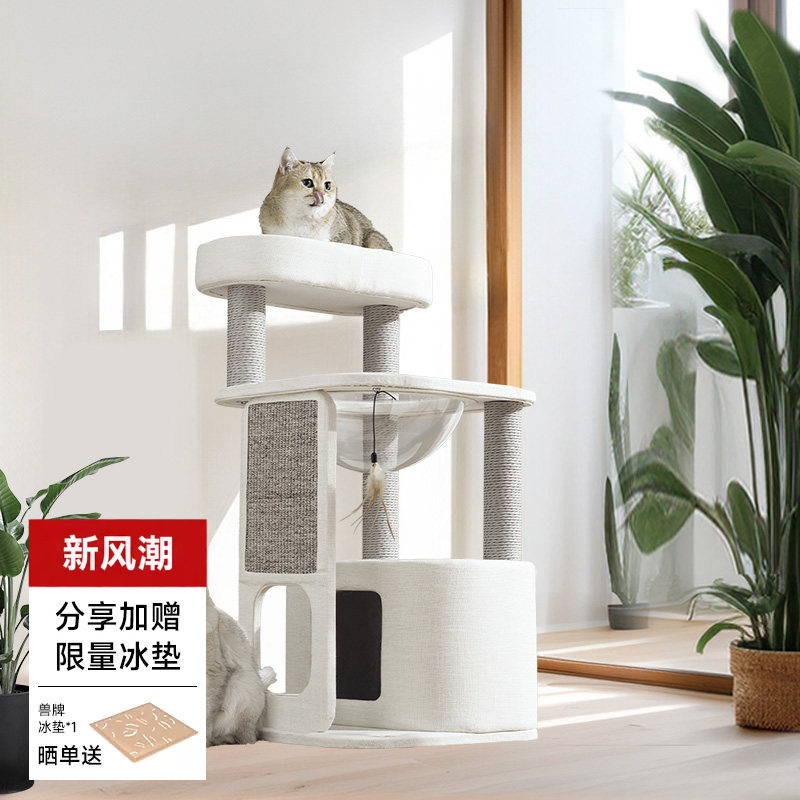 兽牌不占地猫爬架飘窗图片
