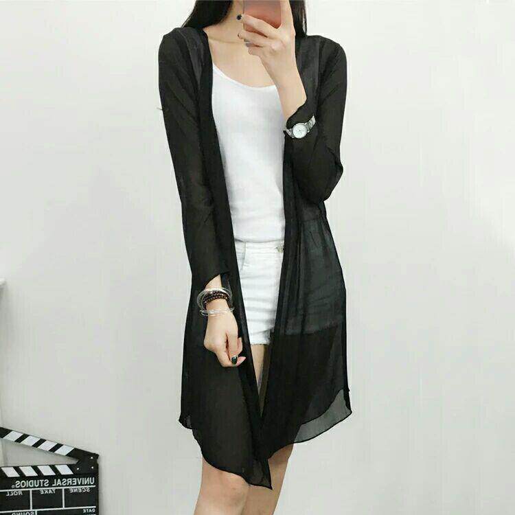 Chiffon Daughter have cash less than that is registered in the accounts Seventh Versatile ultrathin summer Sunscreen Cardigan Sandy beach Small outer space Seventh coat summerin the Women's clothing/Boutique , Lace shirt/Chiffon shirt  category - from Buy2taobao.com to provide professional Taobao agent buy service