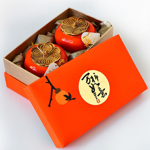 创意结婚柿子伴手礼喜糖盒生日礼物满月回礼寿宴乔迁公司活动礼品 - 封面