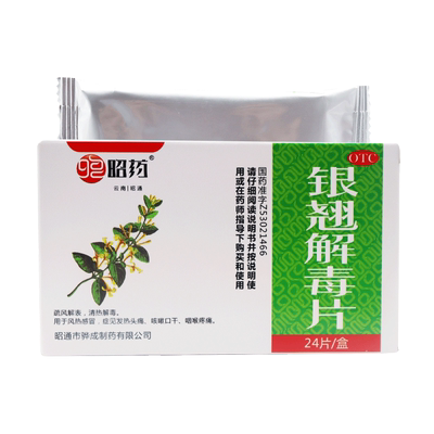 【昭药】银翘解毒片0.5g*24片/盒