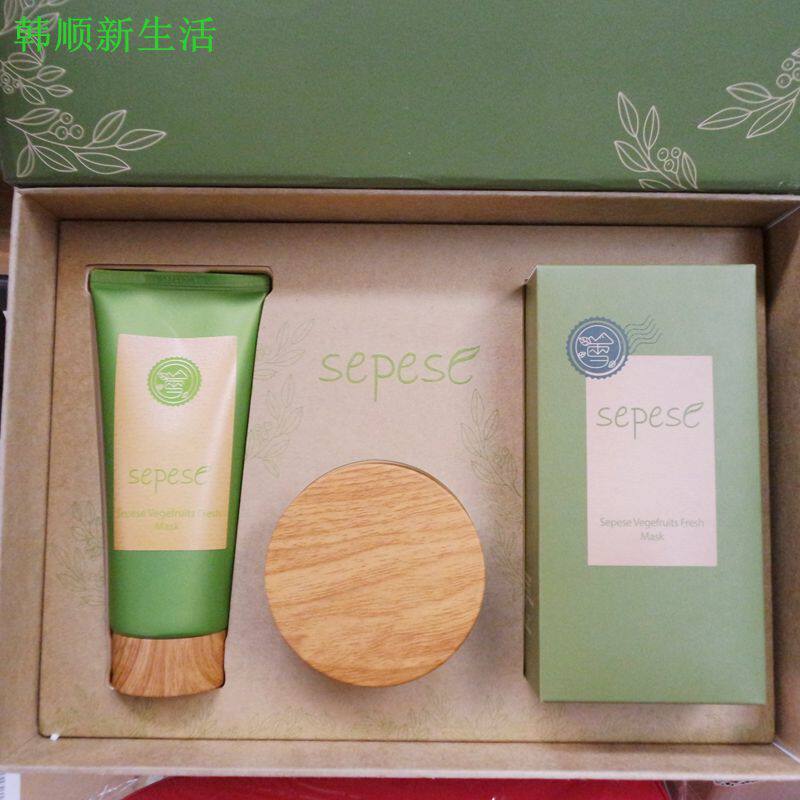 韩国新生活化妆品专柜正品雪非雪青果菜新粹周护理套装扫码验货