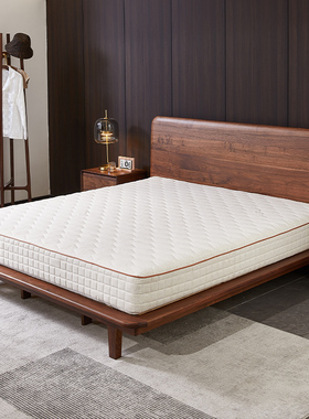 全麻面料席梦思16cm黄麻棕加5cm天然乳胶床垫家用抗菌偏硬垫子