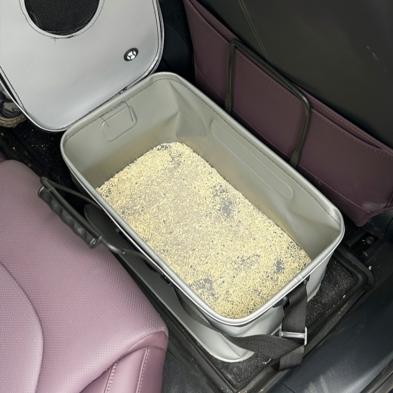 汽车载猫咪猫砂盆猫窝狗窝外出旅行长途舒适便携式可折叠装钓鱼桶,宠物/宠物食品及用品,猫狗车载垫,淘宝优惠券,粉丝福利购,淘宝优惠卷