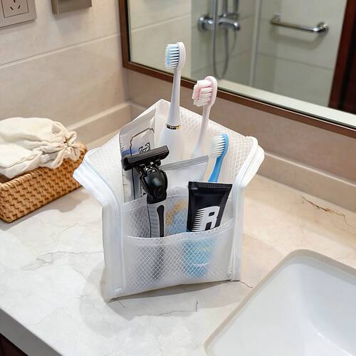 防水出差旅行洗漱包男女士化妆包可站立便携大容量干湿分离收纳袋