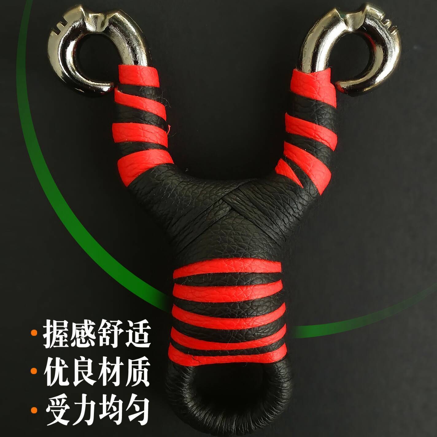 藏羚羊传统皮筋组合金弹弓反曲金属弹工架子强力竞技精准弹弓架