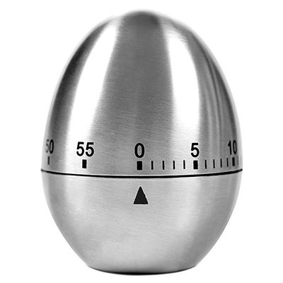 Egg timer, stainless steel kitchen timer 60 minutes Mechanic