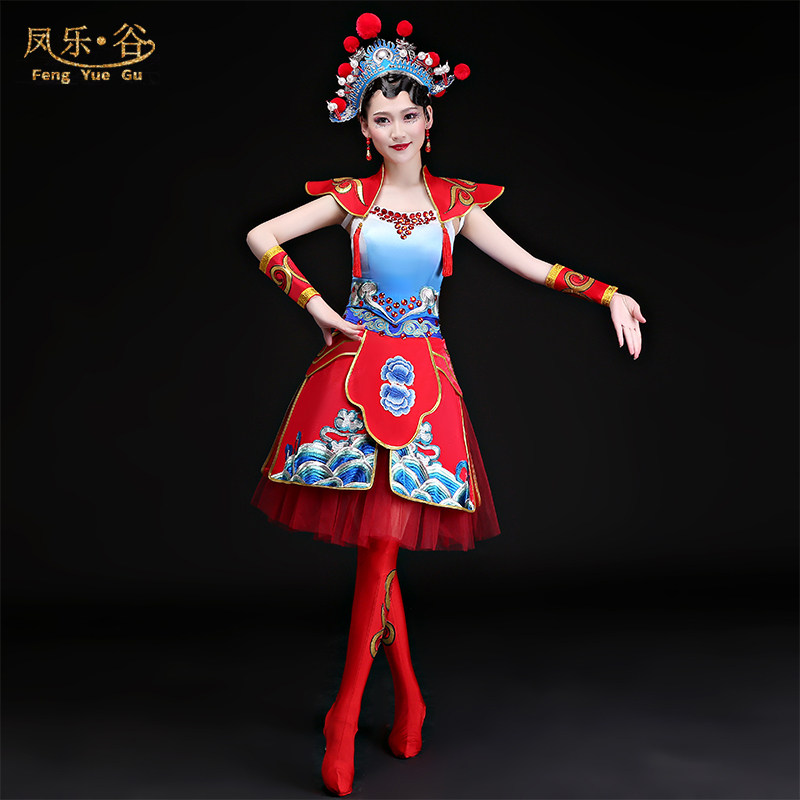 开场中国风水鼓舞威风锣鼓服装女新款打鼓服演出服现代舞戏曲戏服|ruв категории Женская одежда, костюм/национальная одежда/театр костюм, национальная одежда/этап погрузки - от Buy2taobao.com для оказания профессиональной услуги покупки агента Taobao