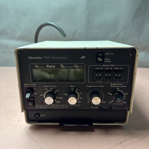 Ohmeda/奥美达 型号：7800 Ventilator议价