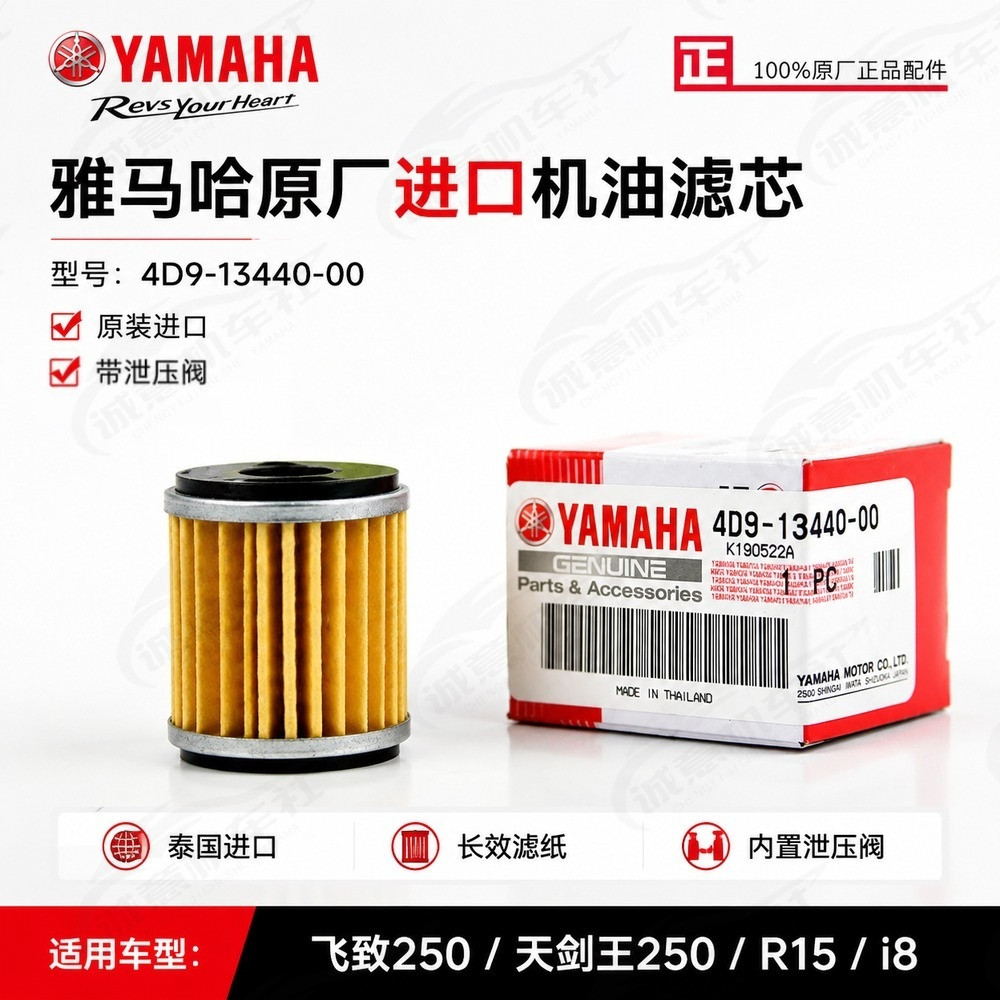 雅马哈飞致250天剑王R15机油滤芯