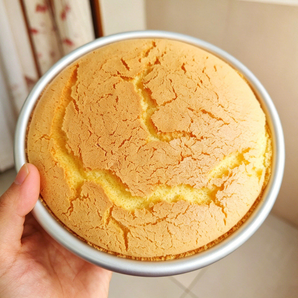 6寸原味戚风蛋糕胚甜品DIY生日蛋糕烘焙代餐即食家常营养早餐点心