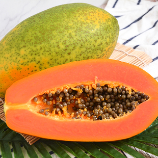 植物君优选雷州红心冰糖木瓜4.5/8斤 新鲜当季水果红心木瓜包邮