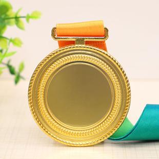金属奖牌 知识竞赛设计徽章 马拉松纪念奖章工艺品空白