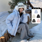 Nikoy云朵超轻中长连帽保暖羽绒服