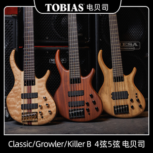 TOBIAS电贝司Classic IV/Growler 4弦Killer B摇滚电贝斯5弦bass