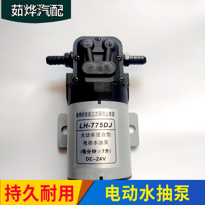 电动12v24v大功率柴油货车水泵