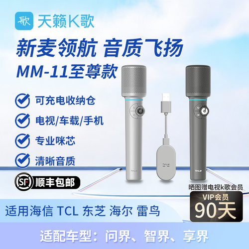 天籁K歌多场景麦克风车载电视