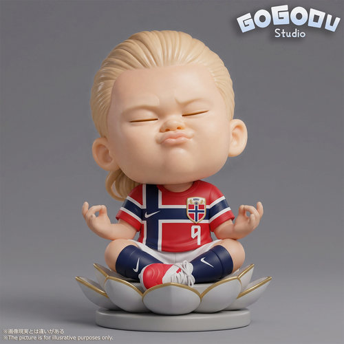 【定金】GOGODU 挪威9号 哈兰德 哈宝 Q版GK打坐潮流人偶