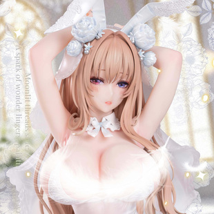 【定金】BearPanda x LOVECACAO  兔女郎 1/4卡通手办摆件