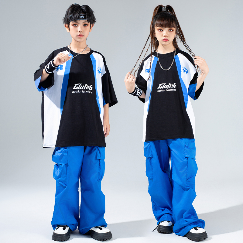 街舞演出服儿童嘻哈表演hip-hop
