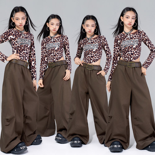 爵士舞女童服装时髦潮酷