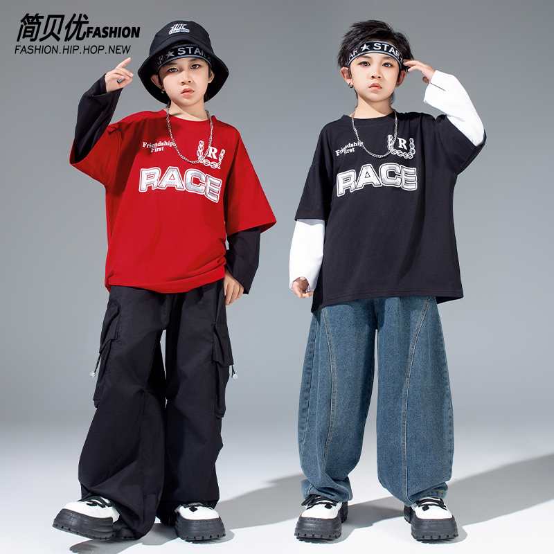 嘻哈街舞演出服儿童表演hip-hop
