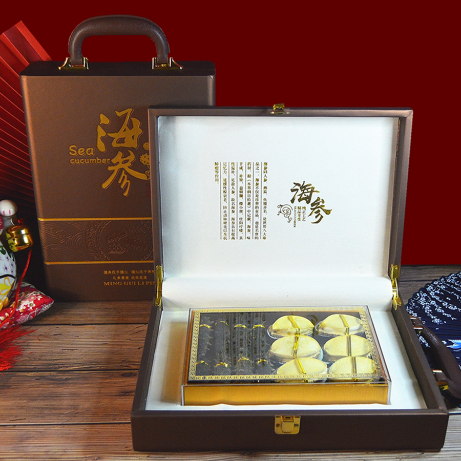 年货礼品淡干海参鲍鱼干货礼盒大连特产过年送礼长辈实用海鲜礼包