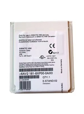 6AV21818XP000AX0触摸屏2GB存储卡 6AV2181 6AV2 181-8XP00-0AX0