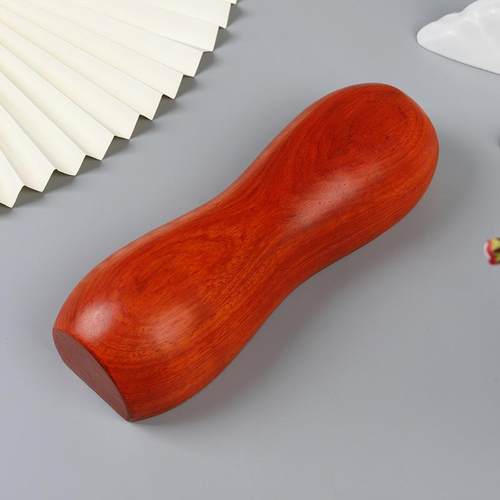 花梨木实木颈椎木枕头颈椎按摩圆木质睡觉硬枕保健护颈枕