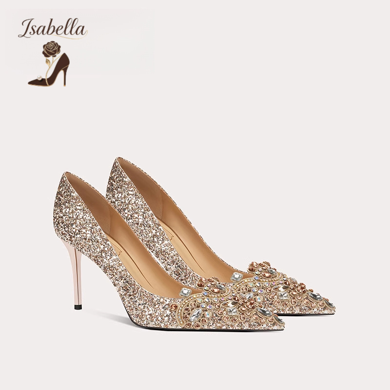 Isabella婚宴新娘鞋婚鞋女秀禾婚