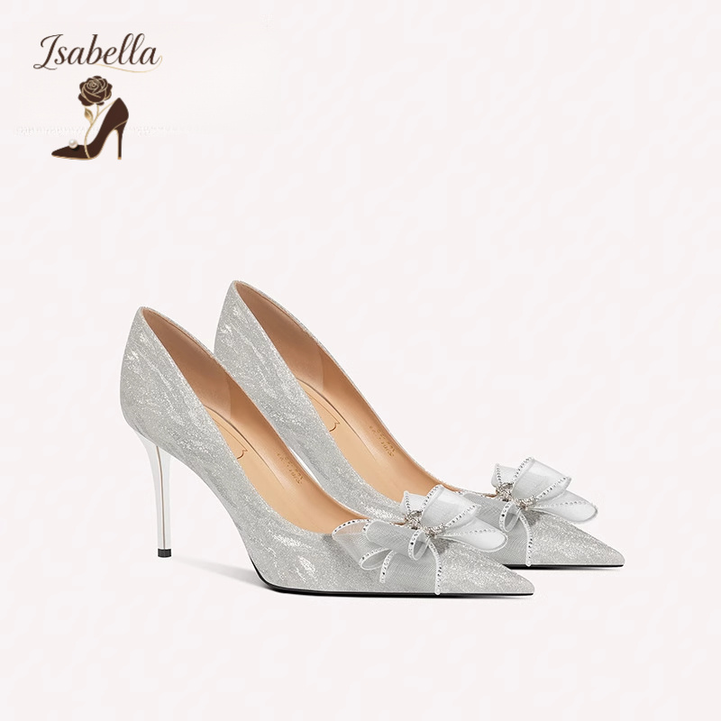 Isabella[羊皮]水晶鞋2023新款春