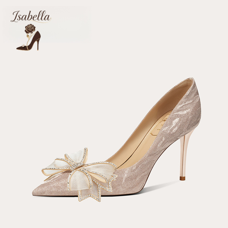 Isabella法式高跟鞋婚鞋宴会鞋尖