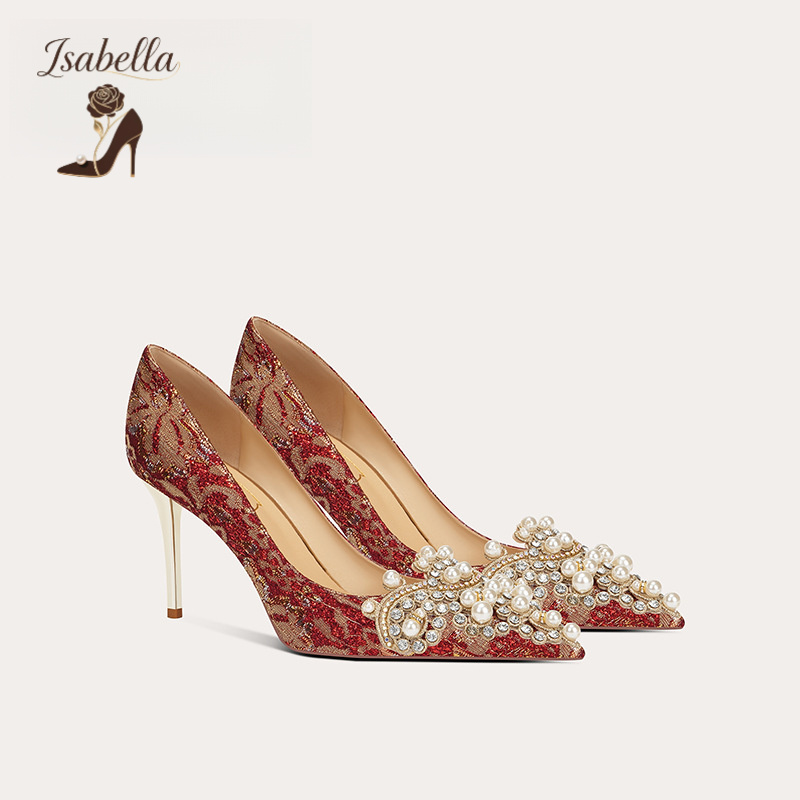 Isabella中式秀禾服新娘敬酒婚鞋