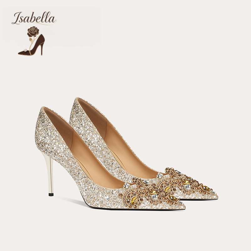 Isabella气质高跟鞋婚礼宴会女单