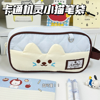 小红书同款机灵柔软小猫笔袋