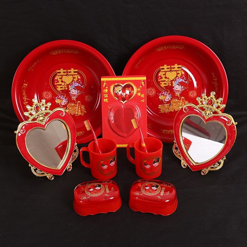 结婚大全婚礼嫁妆婚庆娘家包袱皮道具红盖头喜盆女方陪嫁套装|ruв категории фестиваль товаров/подарок, Другие фестивали товаров - от Buy2taobao.com для оказания профессиональной услуги покупки агента Taobao