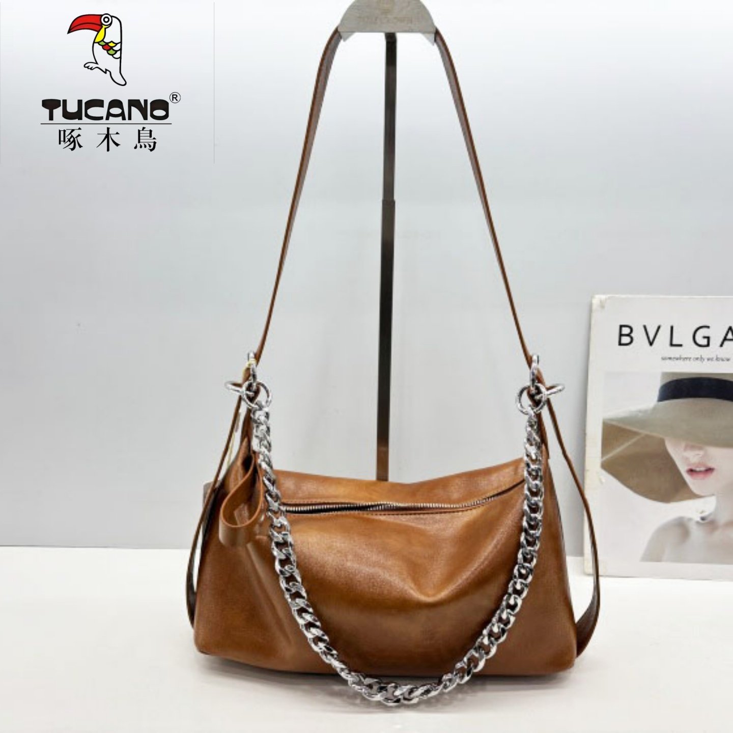 TUCANO/啄木鸟商场同款女包2026新款小众链条腋下包单肩包TBK6461,箱包皮具/热销女包/男包,腋下包,淘宝优惠券,粉丝福利购,淘宝优惠卷