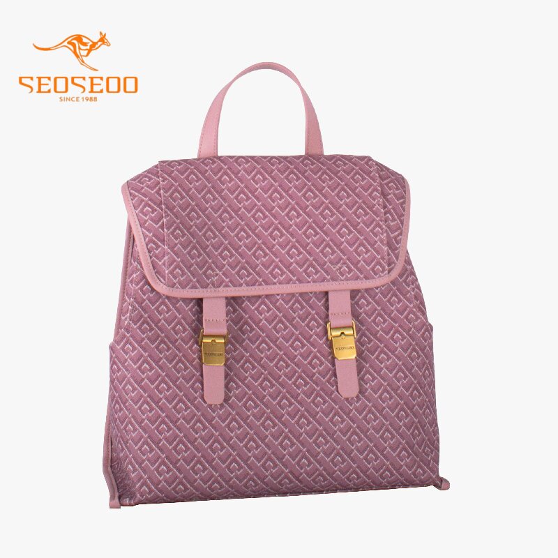 SEOSEOO九州袋鼠双肩包印花女包