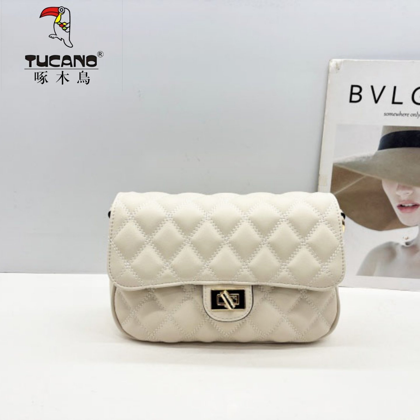 TUCANO/啄木鸟商场同款女包2026新款小众菱格小方包斜挎包TBK7433,箱包皮具/热销女包/男包,小方包,淘宝优惠券,粉丝福利购,淘宝优惠卷