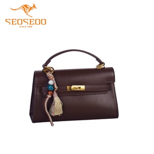 小众链条小方包斜挎792637 商场同款 SEOSEOO 九州袋鼠女包2026新款