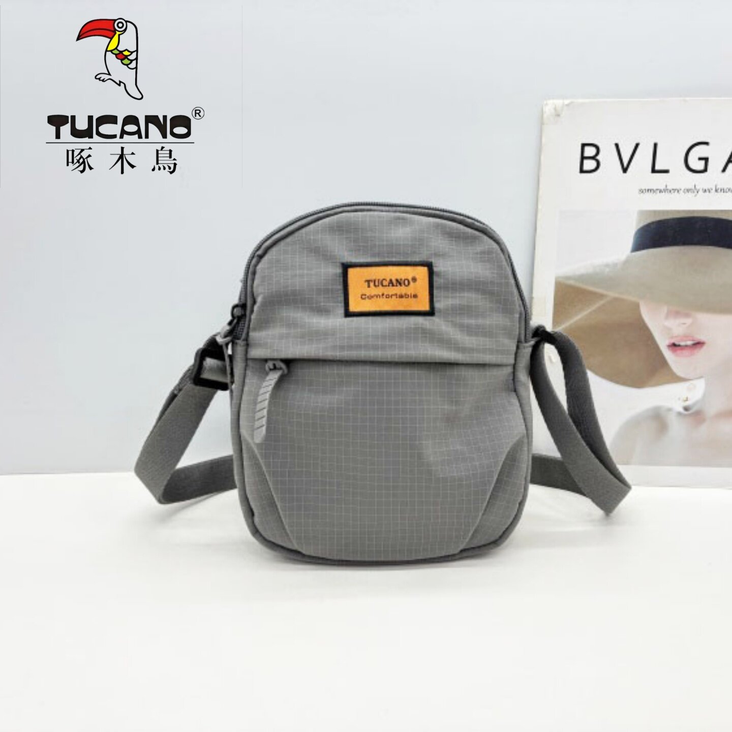 TUCANO啄木鸟双肩包轻便布斜挎包