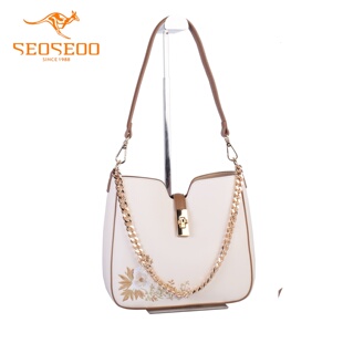 SEOSEOO/九州袋鼠女包2026新款商场同款小众刺绣国风腋下包792481