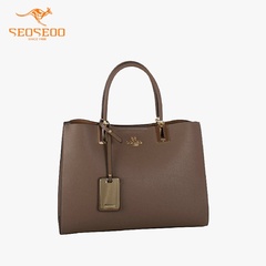 SEOSEOO/九州袋鼠女包正品2025新款小众气质通勤真皮手提包761230