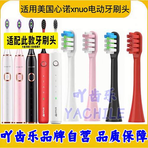 吖齿乐适用美国心诺xnuo电动牙刷头A509/AX08/YS01通用替换头清洁