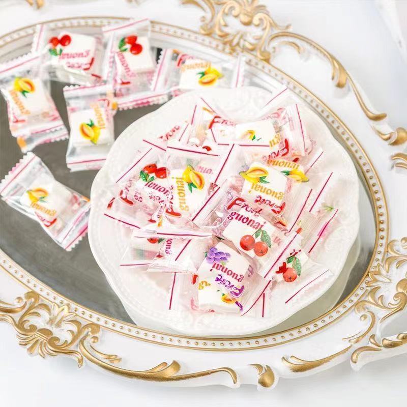 牙膏糖薄荷水果味牛奶糖味清凉硬软糖果潮汕特产8090后童年零食