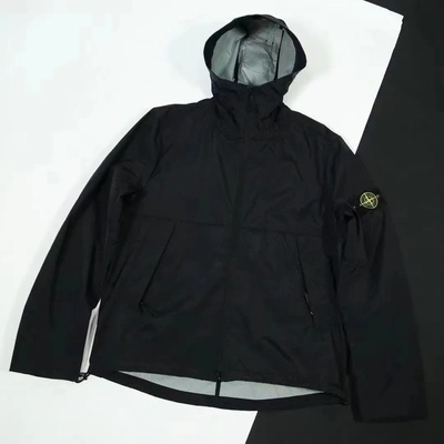 跨境stone island石头岛冲锋衣户外袖标徽章连帽夹克外套男女同款