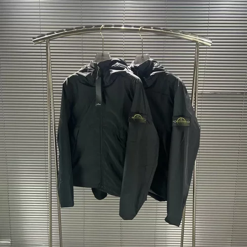 跨境StoneIsland石头岛硬壳3L-TC材质防水户外冲锋衣夹克外套